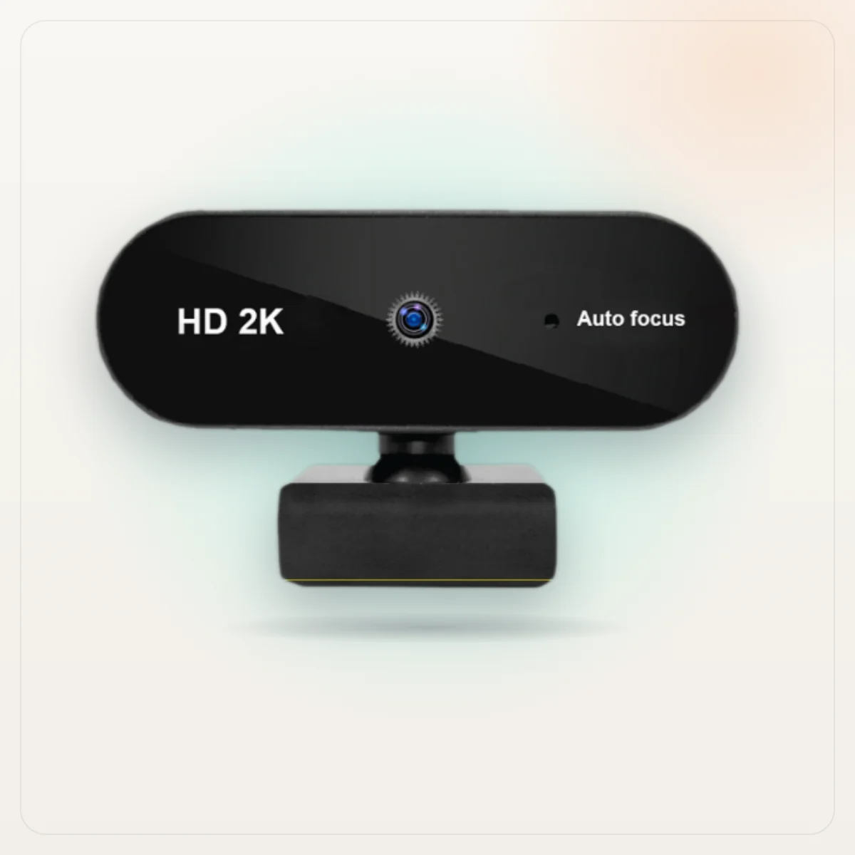 Webcam 2K 2560x1440 tự động lấy nét trong combo webcam và giá đỡ quay video đóng hàng