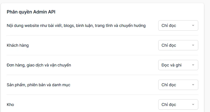 Phân quyền ứng dụng